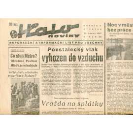 Halo noviny, ročník V., číslo 36/1937. Reportážní a informační list pro všechny
