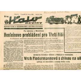 Halo noviny, číslo 55/1936. Reportážní a informační list pro všechny Halo noviny, číslo 55/1936. Reportážní a informační list pro všechny