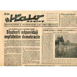 Halo noviny, ročník V., číslo 266/1937. Reportážní a informační list pro všechny Halo noviny, ročník V., číslo 266/1937. Reportážní a informační list pro všechny