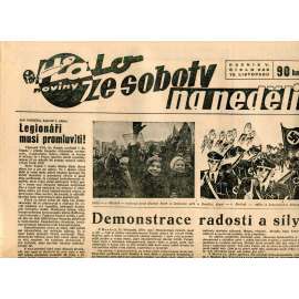 Halo noviny, ze soboty na neděli, ročník V., číslo 268/1937. Reportážní a informační list pro všechny