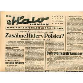 Halo noviny, ročník V., číslo 270/1937. Reportážní a informační list pro všechny Halo noviny, ročník V., číslo 270/1937. Reportážní a informační list pro všechny