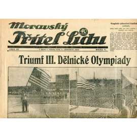 Moravský přítel lidu, ročník VI., číslo 157/1934 (noviny, 1. republika)