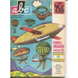 Časopis ABC, ročník 20., číslo 6/1975 - Obsahuje vystřihovací modely - déčka (Jedno číslo časopisu) Časopis ABC, ročník 20., číslo 6/1975 - Obsahuje vystřihovací modely - déčka (Jedno číslo časopisu)