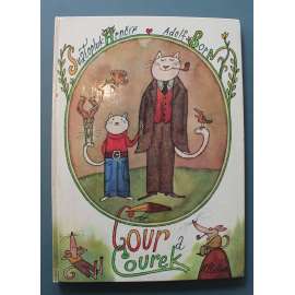 Cour a Courek (příběh, komiks, kočky; ilustrace Adolf Born)