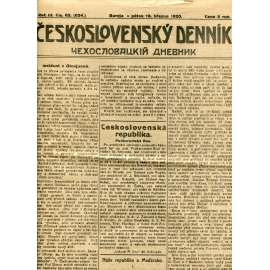 Československý denník roč. III, č. 63. Borzja, 1920 (LEGIE, RUSKO, LEGIONÁŘI) Československý denník roč. III, č. 63. Borzja, 1920 (LEGIE, RUSKO, LEGIONÁŘI)