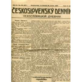 Československý denník roč. III, č. 46. Divizionnaja, 1920 (LEGIE, RUSKO, LEGIONÁŘI) Československý denník roč. III, č. 46. Divizionnaja, 1920 (LEGIE, RUSKO, LEGIONÁŘI)