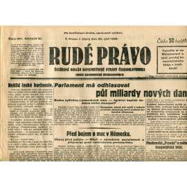 Rudé právo (23.9.1930) - staré noviny, 1. republika Rudé právo (23.9.1930) - staré noviny, 1. republika