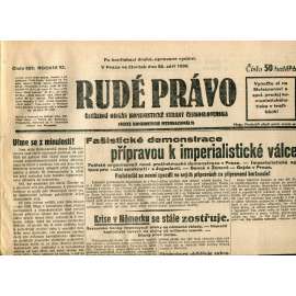 Rudé právo (25.9.1930) - staré noviny, 1. republika Rudé právo (25.9.1930) - staré noviny, 1. republika