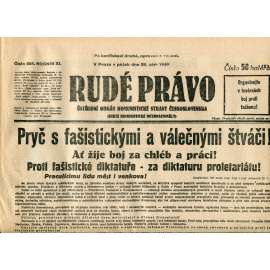 Rudé právo (26.9.1930) - staré noviny, 1. republika Rudé právo (26.9.1930) - staré noviny, 1. republika