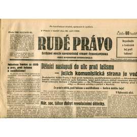 Rudé právo (28.9.1930) - staré noviny, 1. republika Rudé právo (28.9.1930) - staré noviny, 1. republika
