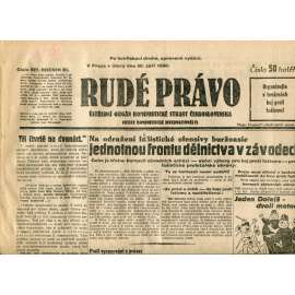 Rudé právo (30.9.1930) - staré noviny, 1. republika Rudé právo (30.9.1930) - staré noviny, 1. republika