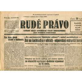 Rudé právo (4.10.1930) - staré noviny, 1. republika Rudé právo (4.10.1930) - staré noviny, 1. republika