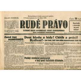 Rudé právo (11.10.1930) - staré noviny, 1. republika Rudé právo (11.10.1930) - staré noviny, 1. republika
