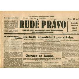 Rudé právo (14.10.1930) - staré noviny, 1. republika