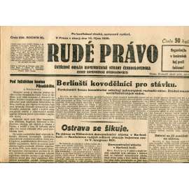 Rudé právo (14.10.1930) - staré noviny, 1. republika