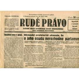 Rudé právo (15.10.1930) - staré noviny, 1. republika Rudé právo (15.10.1930) - staré noviny, 1. republika
