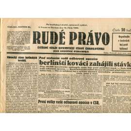 Rudé právo (16.10.1930) - staré noviny, 1. republika
