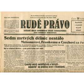 Rudé právo (23.10.1930) - staré noviny, 1. republika Rudé právo (23.10.1930) - staré noviny, 1. republika