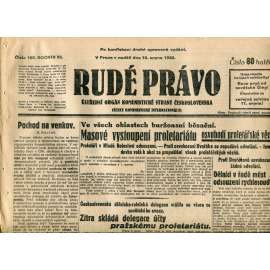 Rudé právo (10.8.1930) - staré noviny, 1. republika Rudé právo (10.8.1930) - staré noviny, 1. republika