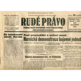 Rudé právo (17.7.1930) - staré noviny, 1. republika Rudé právo (17.7.1930) - staré noviny, 1. republika