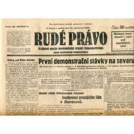 Rudé právo (18.7.1930) - staré noviny, 1. republika Rudé právo (18.7.1930) - staré noviny, 1. republika