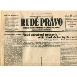 Rudé právo (19.7.1930) - staré noviny, 1. republika Rudé právo (19.7.1930) - staré noviny, 1. republika