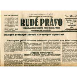 Rudé právo (22.7.1930) - staré noviny, 1. republika Rudé právo (22.7.1930) - staré noviny, 1. republika