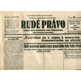 Rudé právo (23.7.1930) - staré noviny, 1. republika Rudé právo (23.7.1930) - staré noviny, 1. republika