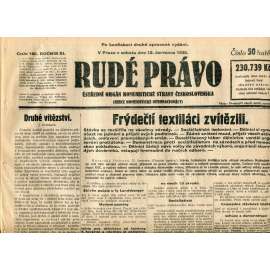 Rudé právo (12.7.1930) - staré noviny, 1. republika Rudé právo (12.7.1930) - staré noviny, 1. republika