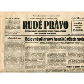 Rudé právo (15.7.1930) - staré noviny, 1. republika Rudé právo (15.7.1930) - staré noviny, 1. republika