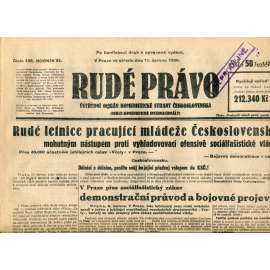 Rudé právo (11.6.1930) - staré noviny, 1. republika Rudé právo (11.6.1930) - staré noviny, 1. republika