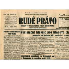Rudé právo (12.6.1930) - staré noviny, 1. republika Rudé právo (12.6.1930) - staré noviny, 1. republika