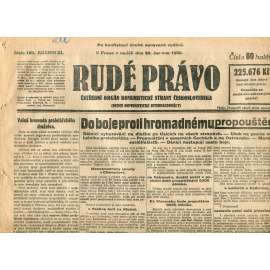Rudé právo (29.6.1930) - staré noviny, 1. republika Rudé právo (29.6.1930) - staré noviny, 1. republika