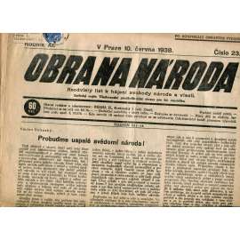 Obrana národa 10.6.1938 (antisemitské, protibolševické noviny)