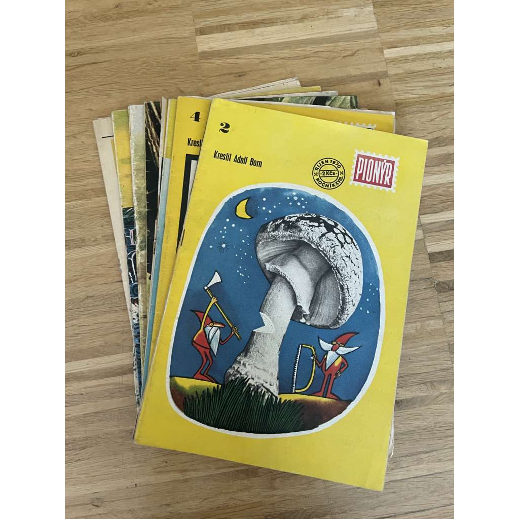 Pionýr, ročník XVIII., čísla 2-12/1970/1971. Zábavný měsíčník pro mládež (časopis, není kompletní)