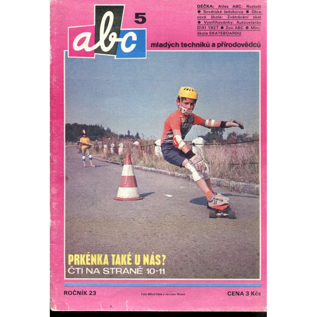 Časopis ABC, číslo 5., ročník 23/1978 [Jedno číslo časopisu. Obsahuje všechny vystřihovací modely na polokartonu - déčka]