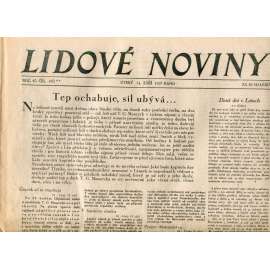 Lidové noviny 14.9.1937 (noviny, úmrtí T. G. Masaryk, prezident) Lidové noviny 14.9.1937 (noviny, úmrtí T. G. Masaryk, prezident)