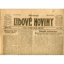 Lidové noviny 31.10.1917 (staré noviny) Lidové noviny 31.10.1917 (staré noviny)