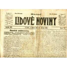 Lidové noviny 30.6.1917 (staré noviny) Lidové noviny 30.6.1917 (staré noviny)