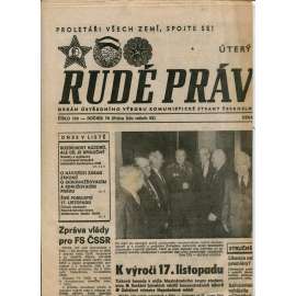 Rudé právo 14.11.1989 (staré noviny)