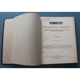 Památky archaeologické a místopisné 1900-1901 (časopis, archeologie, mj. Mohyly na Husíně; Předhistorické pohřebiště u Hořína; Nálezy "Na hradě" v Hradci Králové; Luže, Košumberk a Chloumek v XVII. a XVIII. věku; Město Skuč)