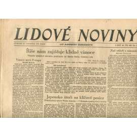 Lidové noviny 25.12.1941