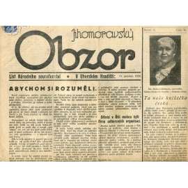 Jihomoravský obzor 15.12.1939 (noviny)