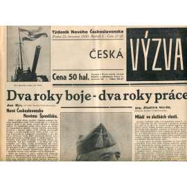 Česká výzva 21.7.1938 (1. republika, noviny)