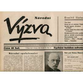 Národní výzva 9.3.1940 (protektorát, noviny)