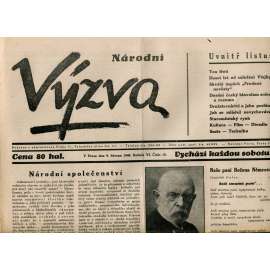 Národní výzva 9.3.1940 (protektorát, noviny)