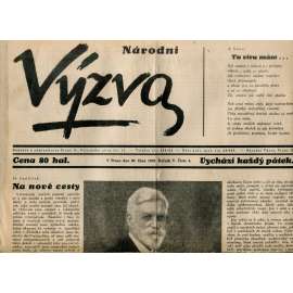 Národní výzva 20.10.1939 (protektorát, noviny)