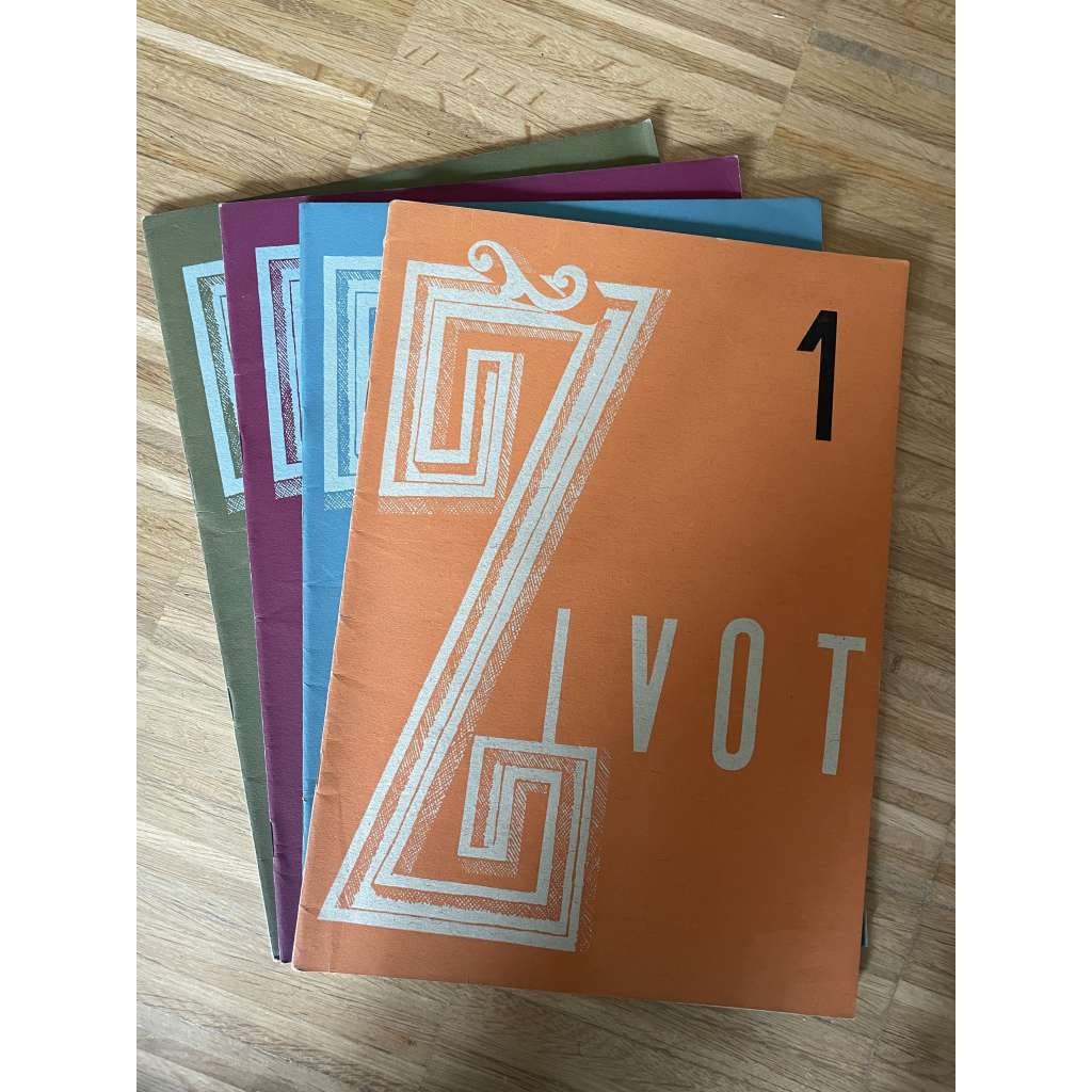 Život, list pro výtvarnou práci a uměleckou kulturu. Ročník XXI., čísla 1-4/1948 (4 čísla, časopis)