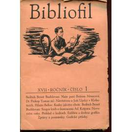 Bibliofil, ročník XVII./1940. Časopis pro pěknou knihu a její úpravu (kompletní ročník)