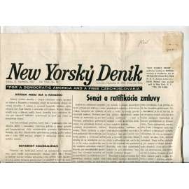 New Yorský Deník (21.9.1963) - text slovensky, noviny